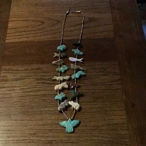 Zuni fetish necklace